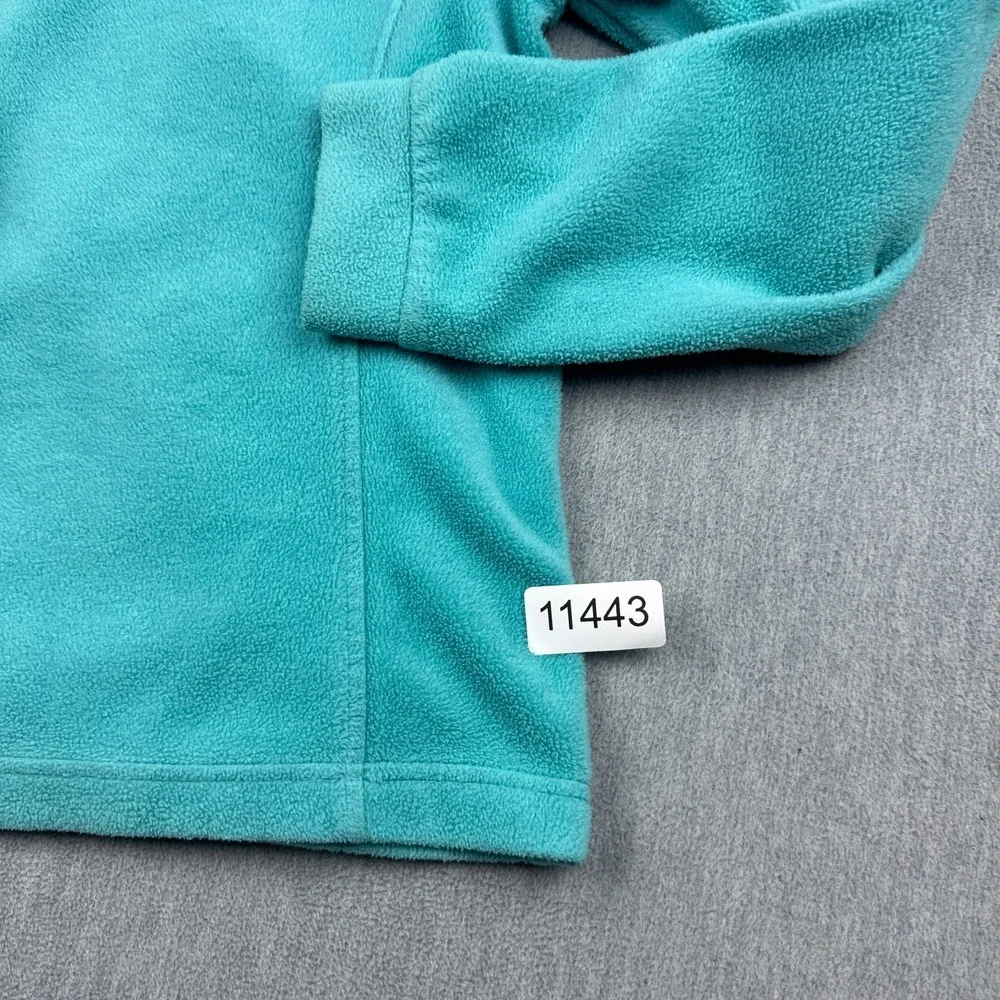 Columbia Jacket Girls Medium 10/12 Blue Benton Springs Fleece Full‎ Zip Kids